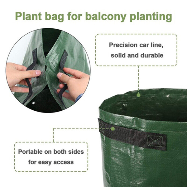 5/7/10 Gallon Grow Bags Tomato Potato Planting Bag Vegetable Planter Containers