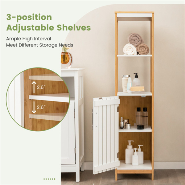 Vertical bathroom cabinet, bathroom storage rack