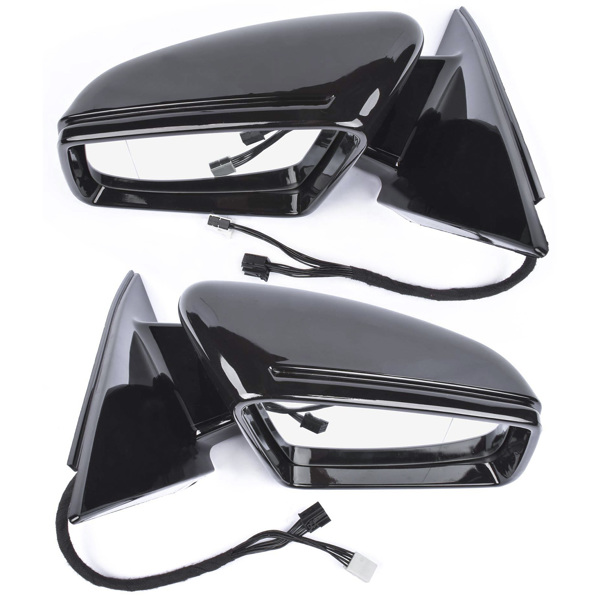 Pair Rear View Mirrors Left & Right for Mercedes-Benz E250 E550 E400 E63 AMG E350 2010-2016 2128102076 2128101976