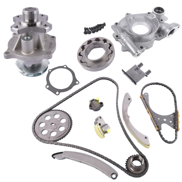 Timing Chain Kit + Water Pump + Oil Pump For Chevy Colorado GMC Canyon Hummer H3 Isuzu i-290 i-370 2.9L 3.7L