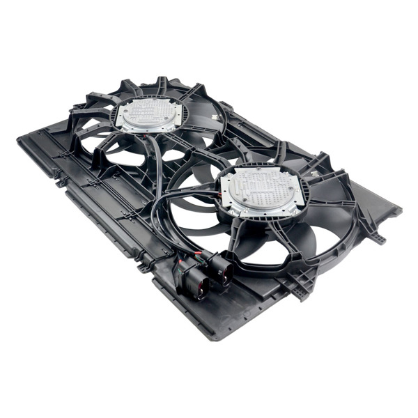 Radiator Cooling Fan Assembly for 12-17 Audi A6 C7 4G A7 3.0 TDI TFSI 4H0959455T 4H0959455A 4H0959455N