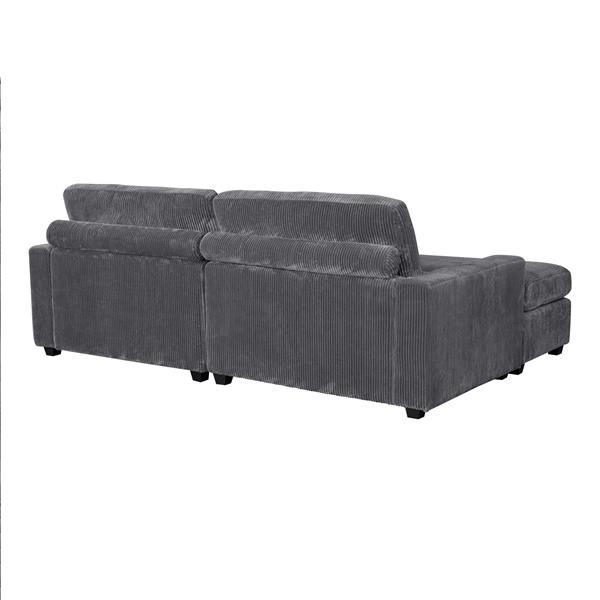 90'' Square Arm Sofa with Removable Back Cushions and 2 pillows,Couch for Living Room, Office, Apartment