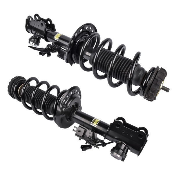 Pair Front Left & Right Shock Strut Coil Spring Assembly For Cadillac SRX 2010-2016 with Damper Control 22793799 22793800 20834663 20834664