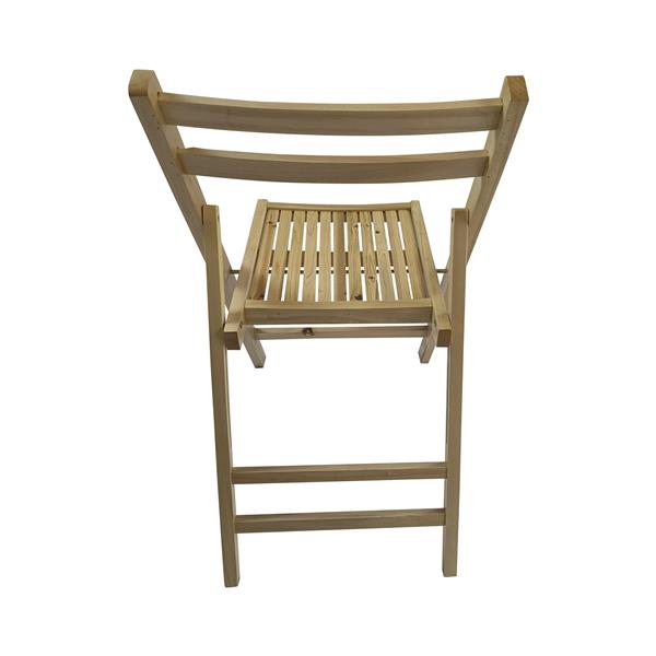 Furniture Slatted Wood Folding Special Event Chair - Wood, Set of 4, FOLDING CHAIR, FOLDABLE STYLE