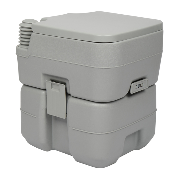 20L Portable Removable Flush Toilet with Double Outlet（Same as 44809271/81036718 ）