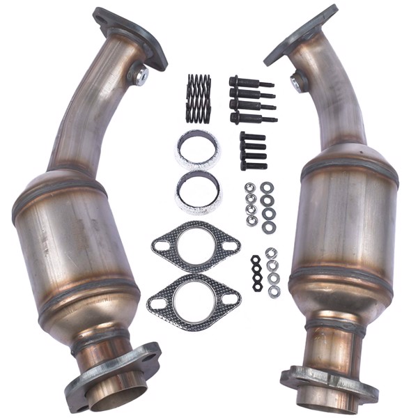 Pair Front Catalytic Converters Left & Right for Cadillac CTS & STS 3.6L V6 2008-2011 16684 16685