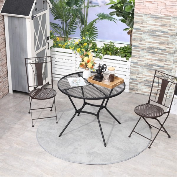 outdoor Round  Dining Table ( Amazon Shipping)（Prohibited by WalMart）