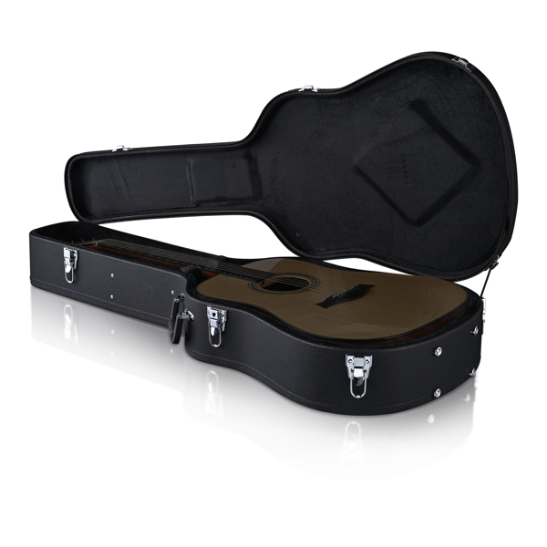 Guitar Hard Case for Acoustic Guitar  made of hard plywood wrapped in PU leather（No shipment on weekends）