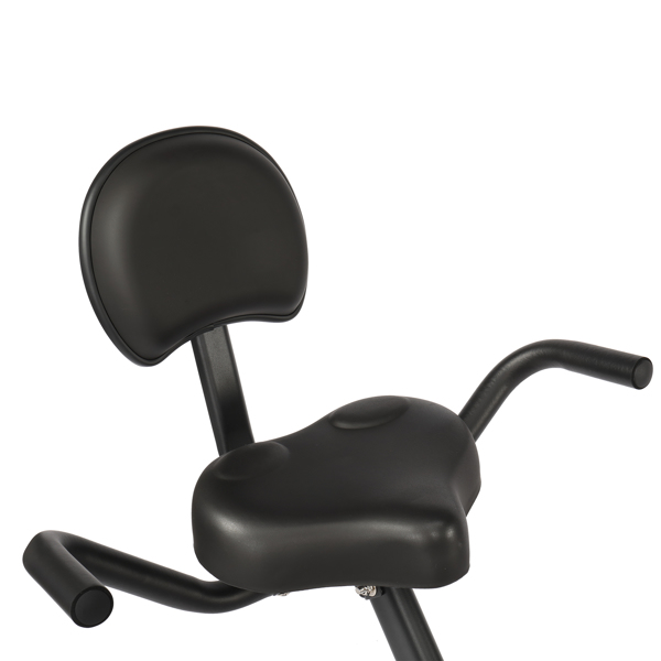 Home Folding Exercise Bike Black