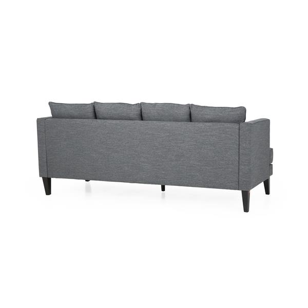 Mirod Comfy 3-seat Sofa with Tufted Back and Arm, Modern for Living Room