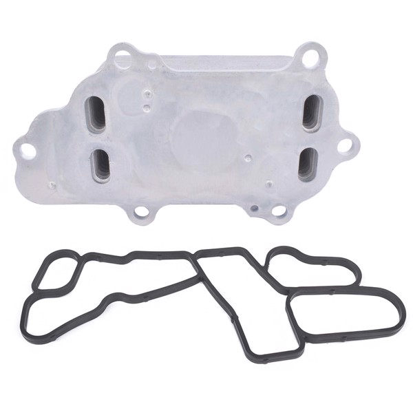 Oil Cooler Assembly With Gasket for 11-20 Jeep Grand Cherokee WK 3.0L CRD Diesel 68211440AC 68211440AA