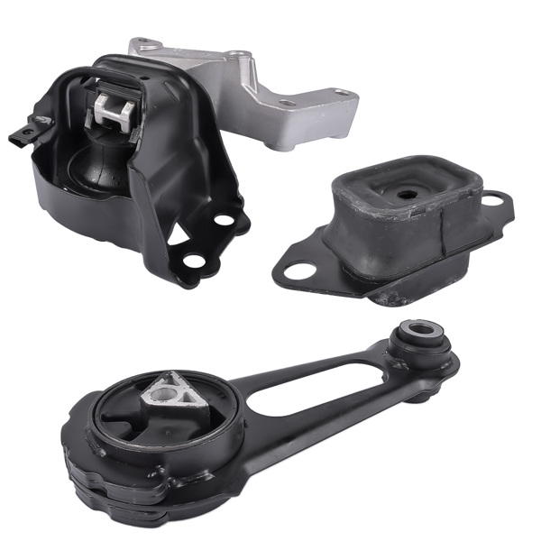 3Pcs Engine & Trans Mount w/ Bracket for Nissan Versa/Versa Note 1.6L 2012-2019 112101HS0A 113601HC0B 112201HA0B