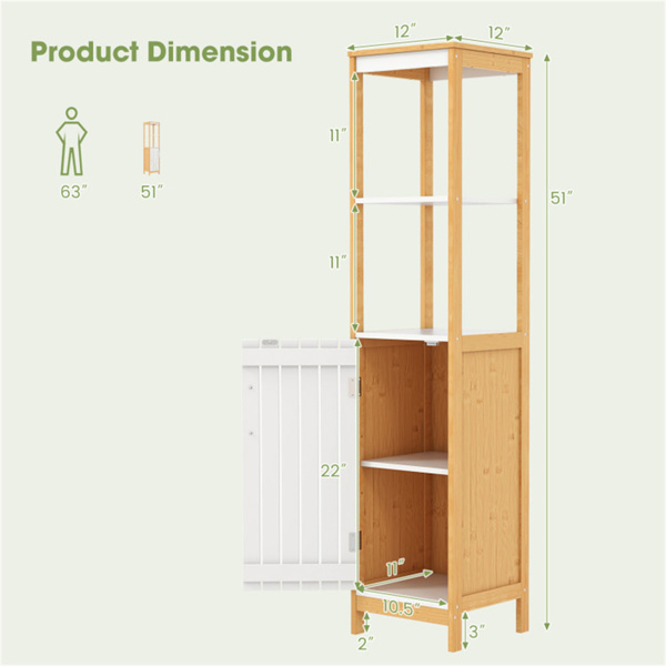 Vertical bathroom cabinet, bathroom storage rack