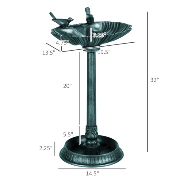 Bird Bath /Bird Feeder Bowl  ( Amazon Shipping)（Prohibited by WalMart）