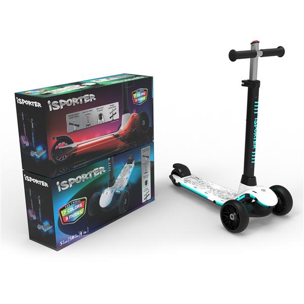 3 wheel scooter for kids ages 3-5years old,Boys and Girls Scooter with Light Up Wheels,  Foldable & Adjustable, Anti-Slip Deck