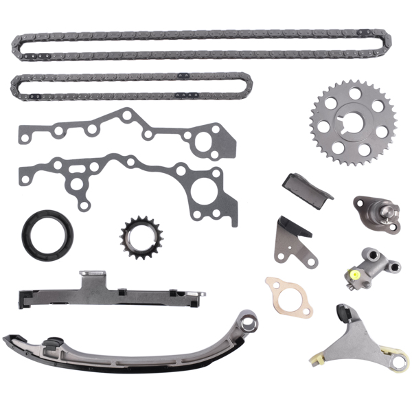 Timing Chain Kit for 1994-2004 Toyota T100 4Runner Tacoma 2.7L 3RZFE 16 Valve 13507-75010 13506-75020