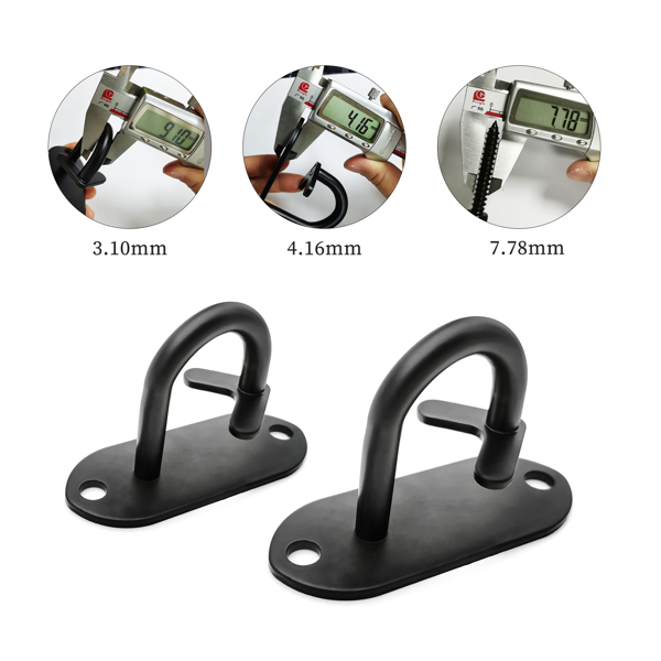 3-piece wall-mounted exercise anchor, resistance band wall hook, home gym installation anchor, physical therapy yoga fitness exercise, ceiling mounted hook exercise station for weight bands, strength 