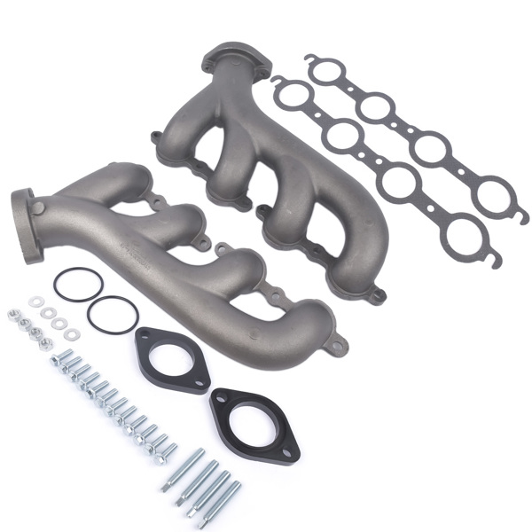 LS Swap Cast Iron Manifold Headers for Chevy Corvette Camaro LS1 LS2 LS3 9988-R-BLEM