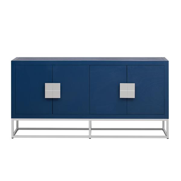 Light Luxury Designed Cabinet with Unique Support Legs and Adjustable Shelves, Suitable for Living Rooms, Corridors, and Study Rooms.