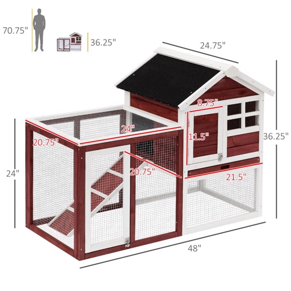 Small Animal Cage /Rabbit Hutch ( Amazon Shipping)（Prohibited by WalMart）