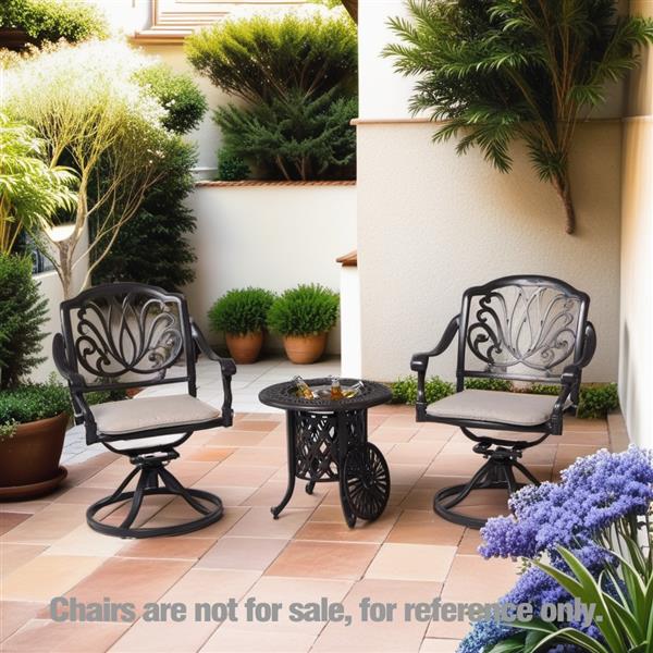 手工拉丝铜绿/青铜铸铝，食品级 304 不锈钢冰桶/桶桌套装-1