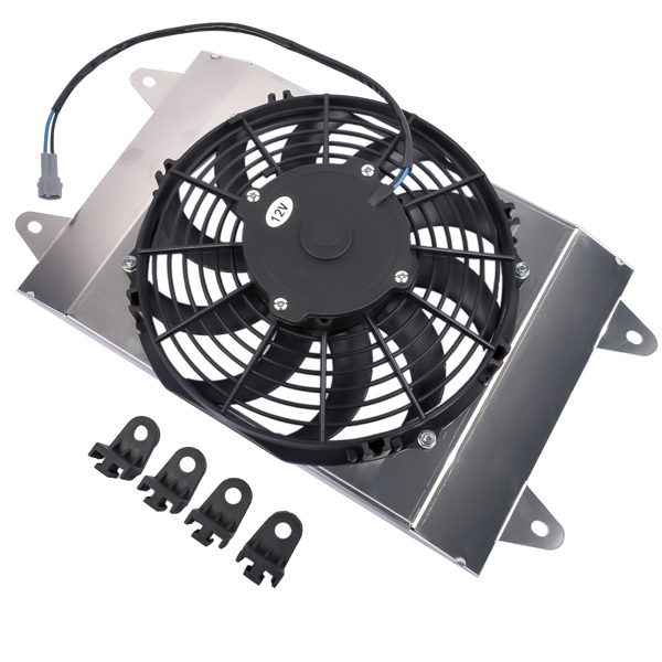 Radiator Cooling Fan Assembly for Yamaha Viking 700 / VI 2014-20 1XD-E2405-00-00