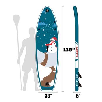 Inflatable Stand Up Paddle Board 9.9\\'x33\\"x5\\" With Accessories