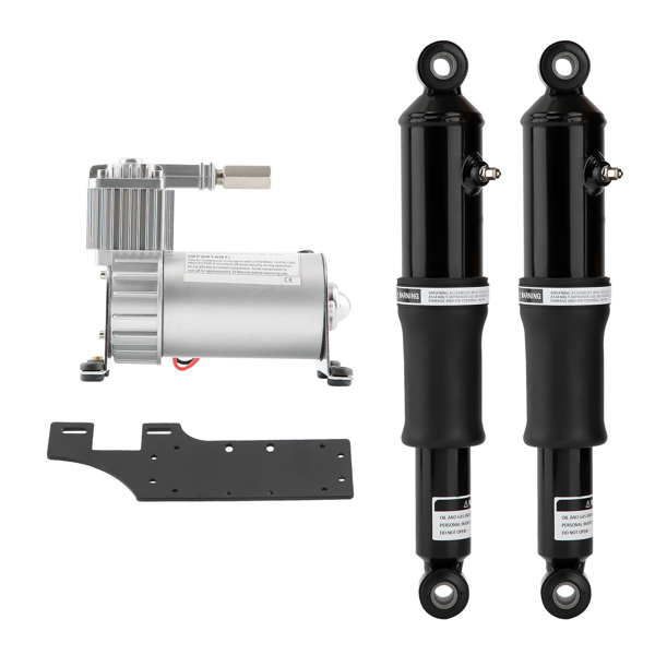 Rear Left & Right Air Ride Suspension Kit For Harley Touring Road King Street Glide Motorcycle 1994-2023