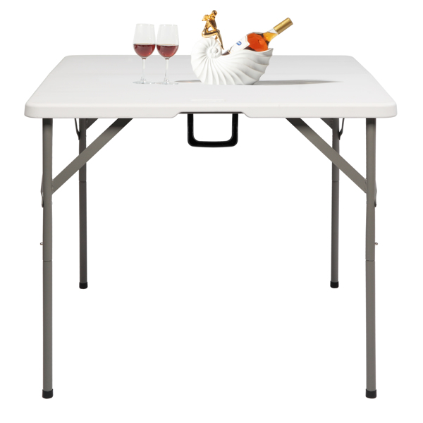 34" Blow Molding Foldable Square Table