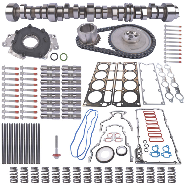 Camshaft Lifters Pushrods Kit for Chevrolet Avalanche Silverado 1500 GMC Sierra 1500 Yukon 5.3L V8 12625437 12689035 12593205