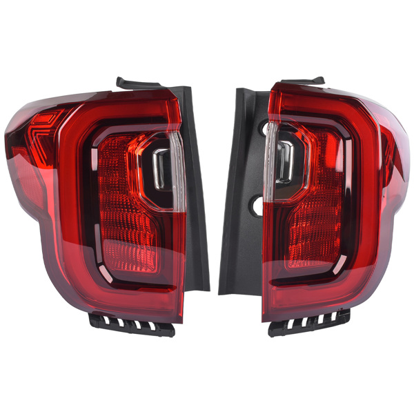 Pair Rear Left Driver + Right Passenger Side Tail Lamp Brake Light Assembly LED For GMC Acadia Denali SL SLE SLT 2020-2022 84746543 84817347