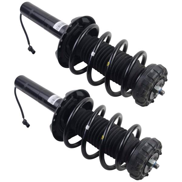 Pair Front Shock Strut Coil Spring Assembly For Cadillac XTS 2013-2019 with Electric 5801096 22906209 22962890 23101683 23220501