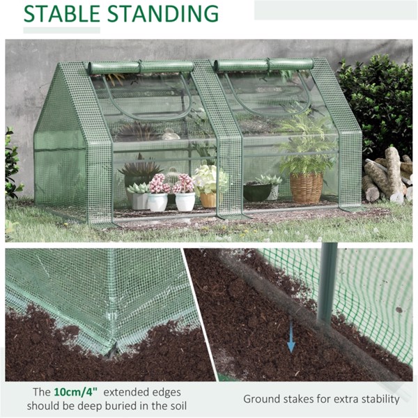 Mini Walk-in Greenhouse ( Amazon Shipping)（Prohibited by WalMart）