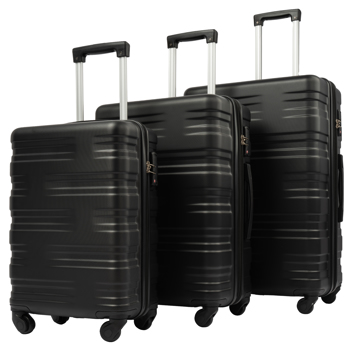 Hardshell Luggage Sets 3 Pcs Spinner Suitcase with TSA Lock Lightweight 20\\'\\'24\\'\\'28\\'\\'