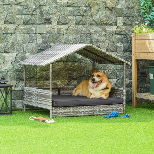 Dog Bed/ Dog House  /  Rattan Pet Sofa ( Amazon Shipping)（Prohibited by WalMart）