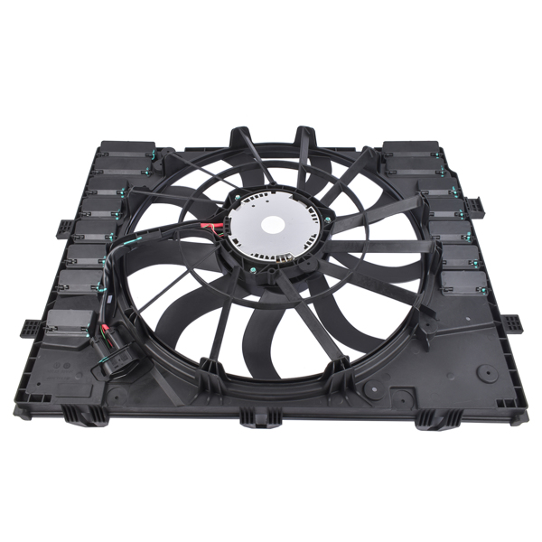 Engine Cooling Fan Assembly for VW Touareg 3.0L 3.6L V6 Sport Utility 7P0121203K 7P0121203E