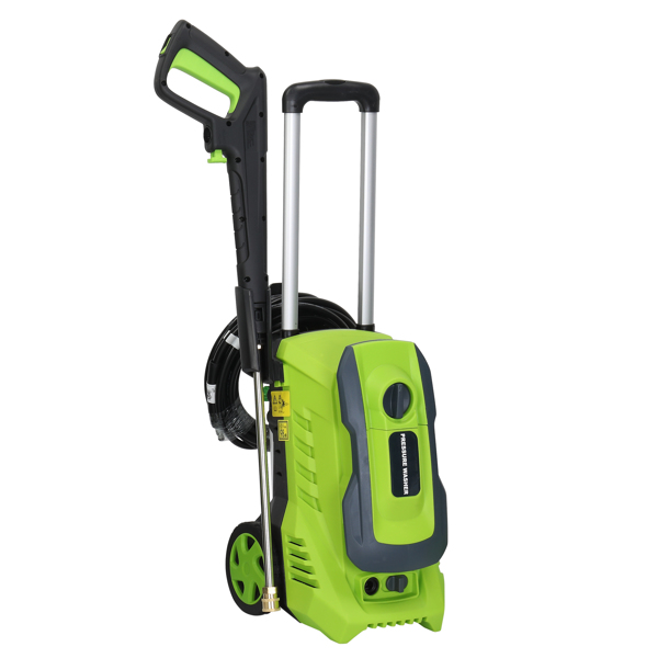 110V,1300PSI 201A 110V,1300PSI,1800W high pressure cleaning machine green