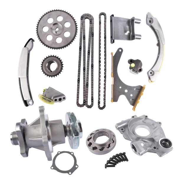 Timing Chain Kit + Water Pump + Oil Pump For Chevy Colorado GMC Canyon Hummer H3 Isuzu i-290 i-370 2.9L 3.7L