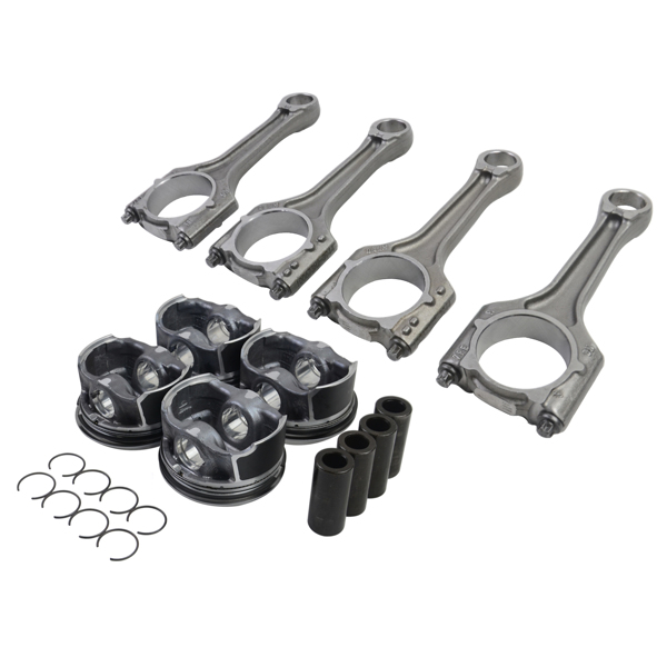 Pistons Connecting Rods 23mm Set For 2.0 TFSI Audi VW A4 Q5 Jetta GTI CAE CCTA 06H198401A 06J198401D