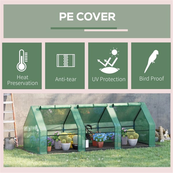 Mini Walk-in Greenhouse ( Amazon Shipping)（Prohibited by WalMart）