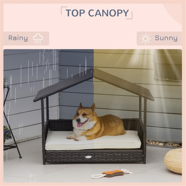 Dog Bed/ Dog House  /  Rattan Pet Sofa ( Amazon Shipping)（Prohibited by WalMart）