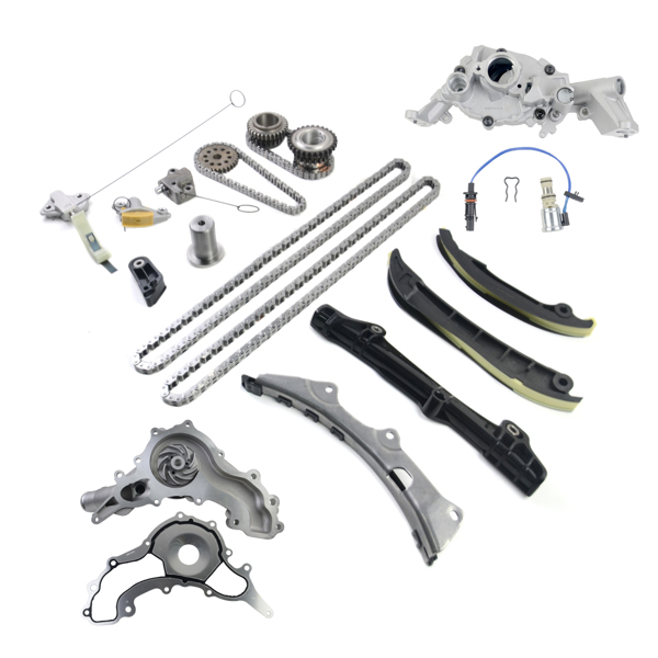 Timing Chain Kit Oil & Water Pump Set Fit 2011-2015 Chrysler Dodge Jeep VW 3.6L