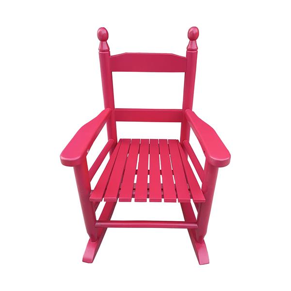 Children's rocking rose red chair- Indoor or Outdoor -Suitable for kids-Durable