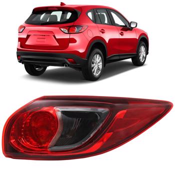 Tail Light Assembly Replacement for 2013 2014 2015 2016 Mazda CX-5 Halogen Outer Tail Lamp Right Passenger Side Bulbs Included