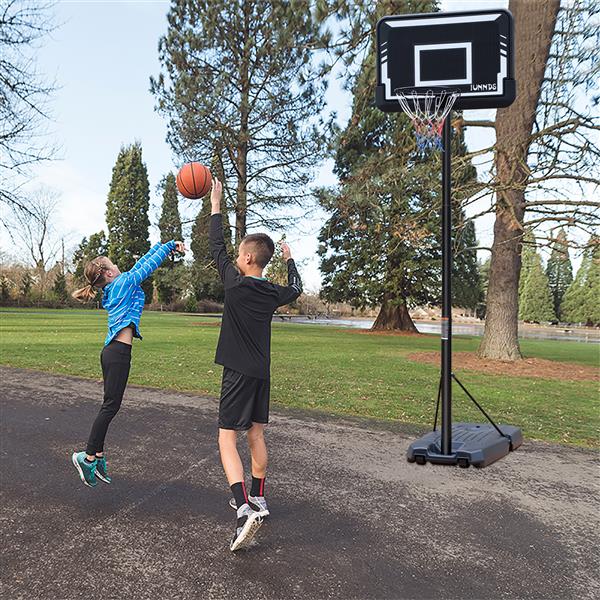 Portable Basketball Hoop $ystem $tand Height Adiustable 6ft-10ft with 42 InchBackboard and Wheels for Youth Adults Indoor Qutdoor Basketball Goal