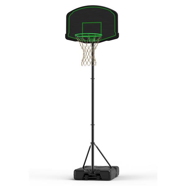 Basketball Hoop System Stand with 30in Backboard, Height Adjustable 60Inch-78Inch for Indoor Outdoor, Fillable Base with Wheels for Kids, Youth