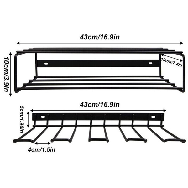 Heavy Duty Power Tool Organizer Drill Holder Wall Mount Power Tool Storage Rack