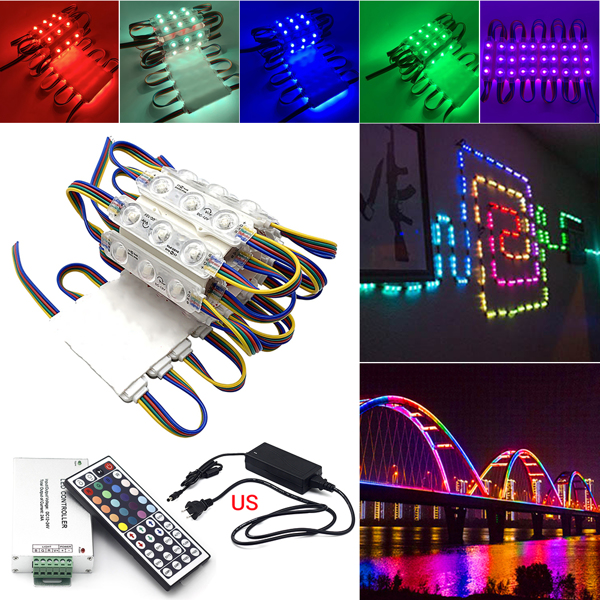 RGB 5050 LED Storefront Window LED Module Light Waterproof Letter Sign Lights US