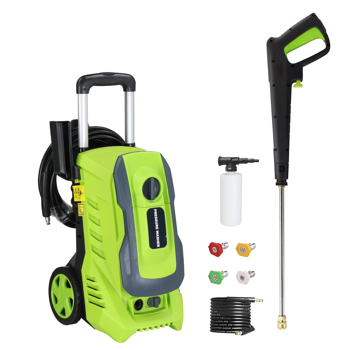 110V,1300PSI 201A 110V,1300PSI,1800W 高压清洗机 绿色