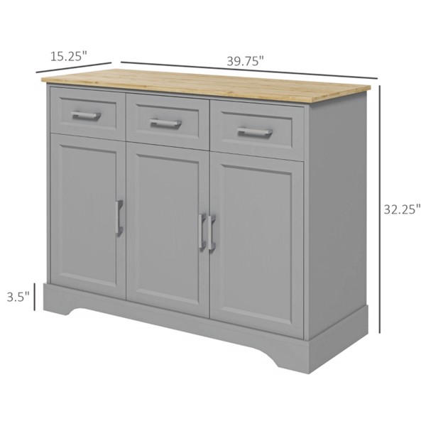 Kitchen Cabinet-Gray